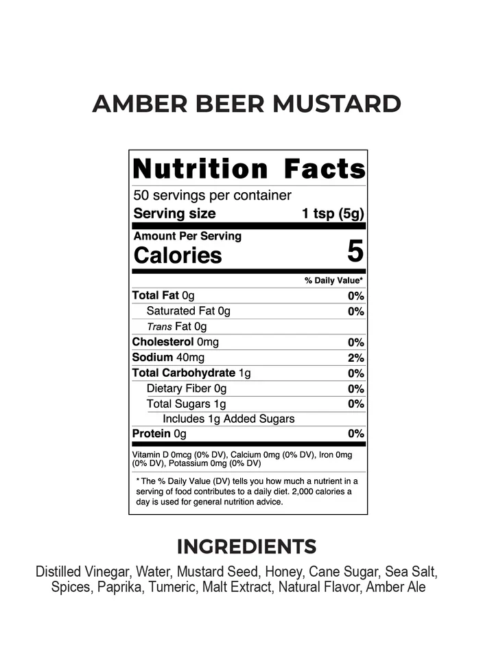 AMBER BEER MUSTARD - Image 3