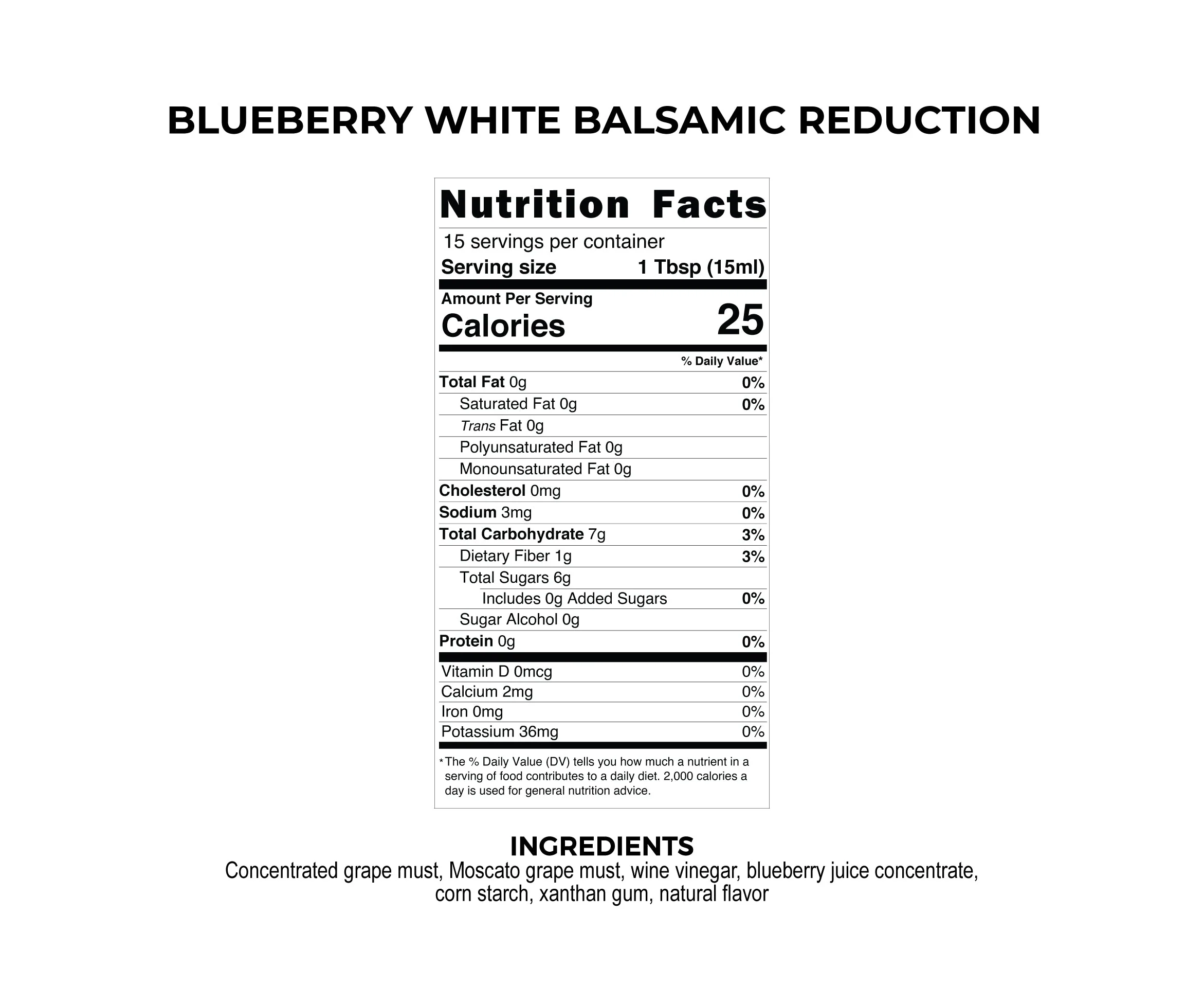 BLUEBERRY WHITE BALSAMIC REDUCTION - Image 4