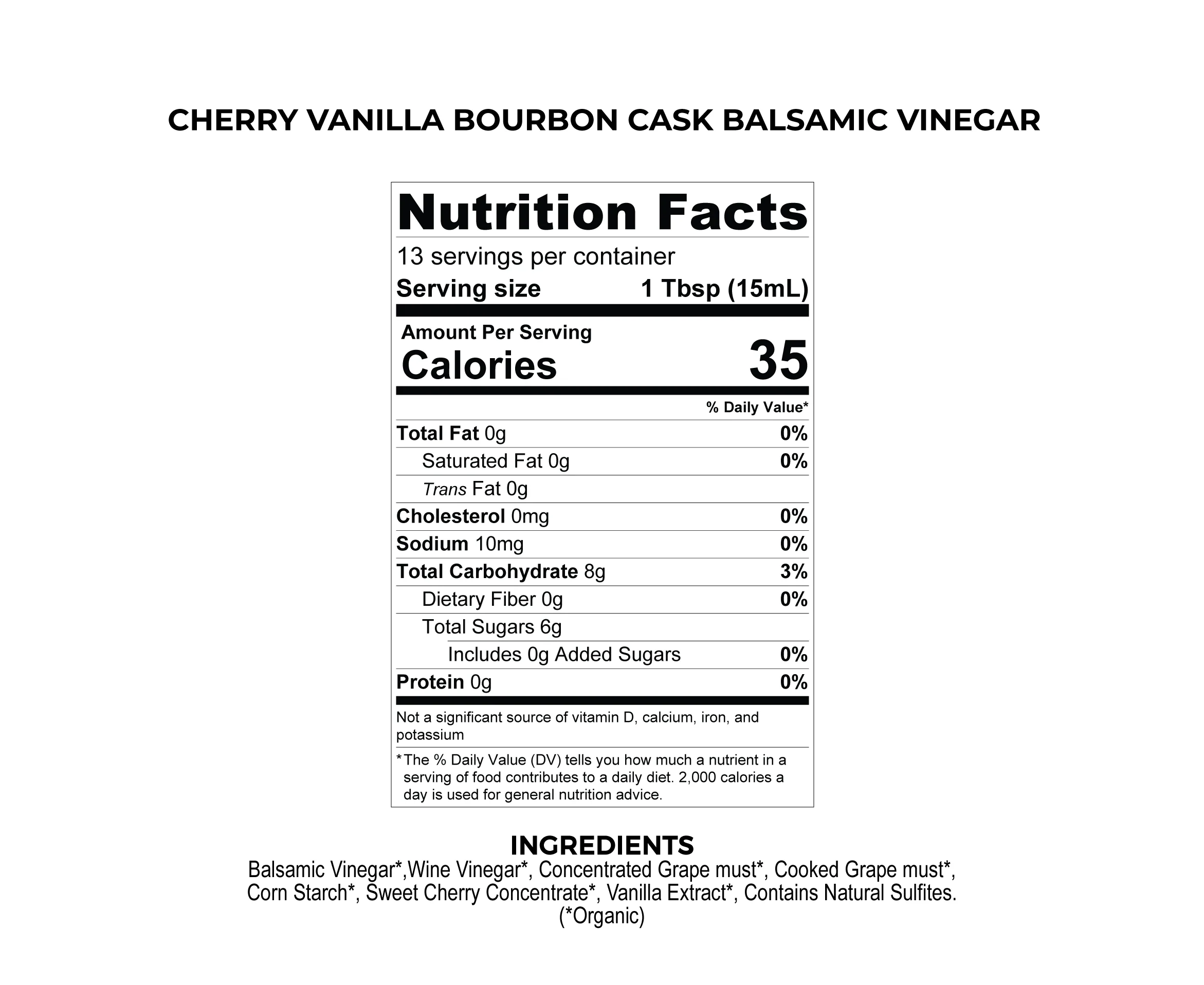 CHERRY VANILLA BOURBON CASK BALSAMIC VINEGAR - Image 3