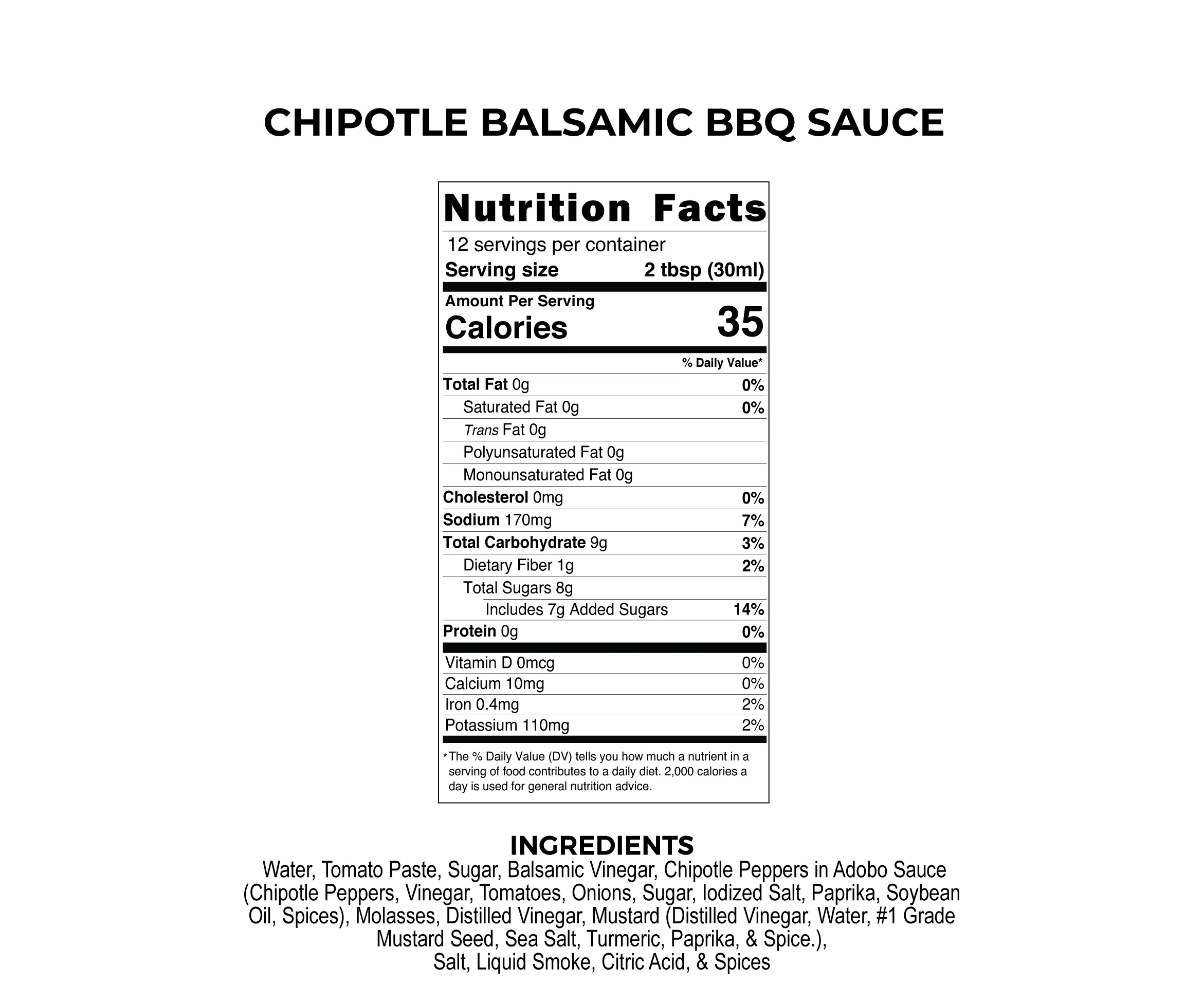 CHIPOTLE BALSAMIC BBQ SAUCE - Image 3