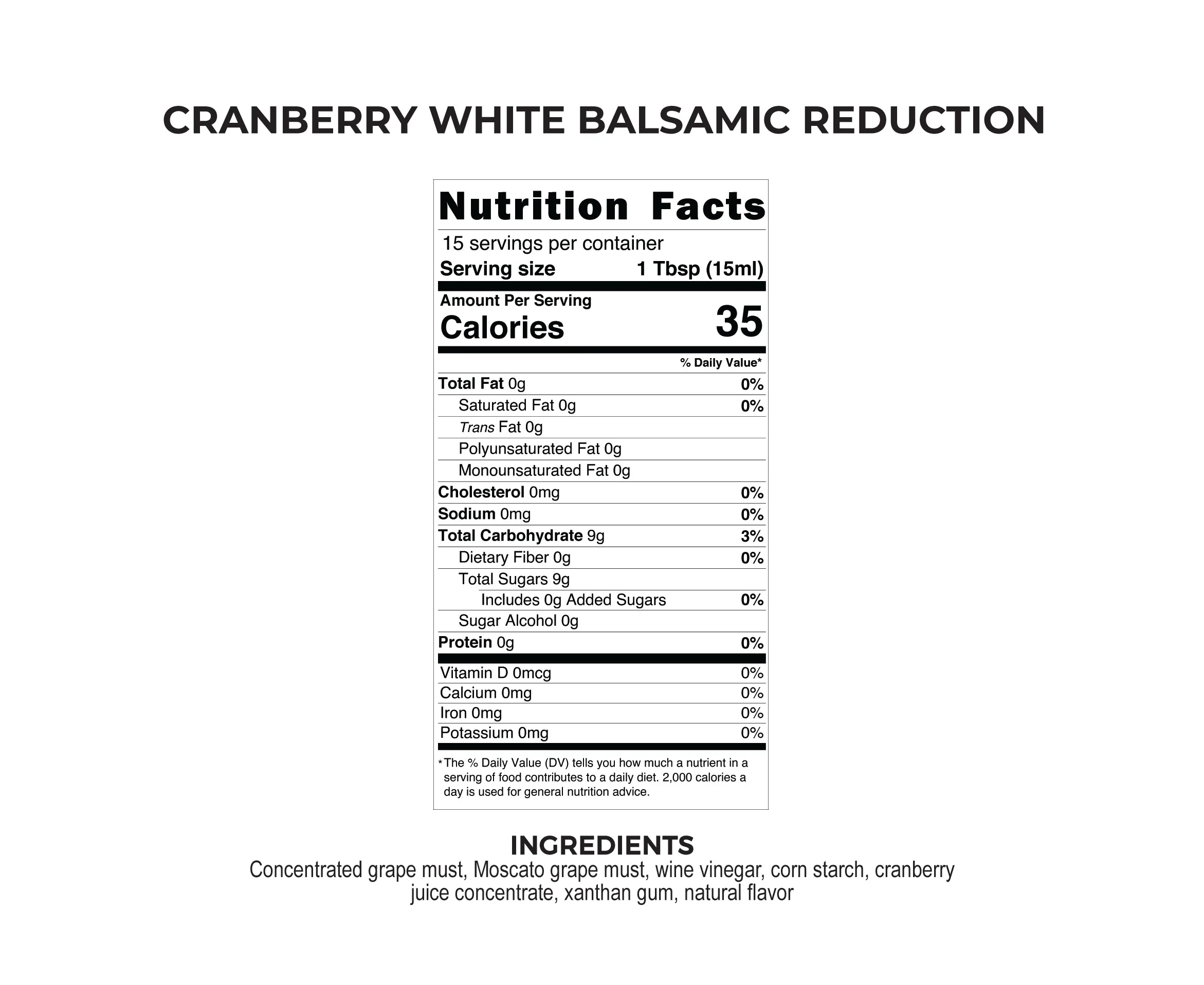 CRANBERRY WHITE BALSAMIC REDUCTION - Image 3