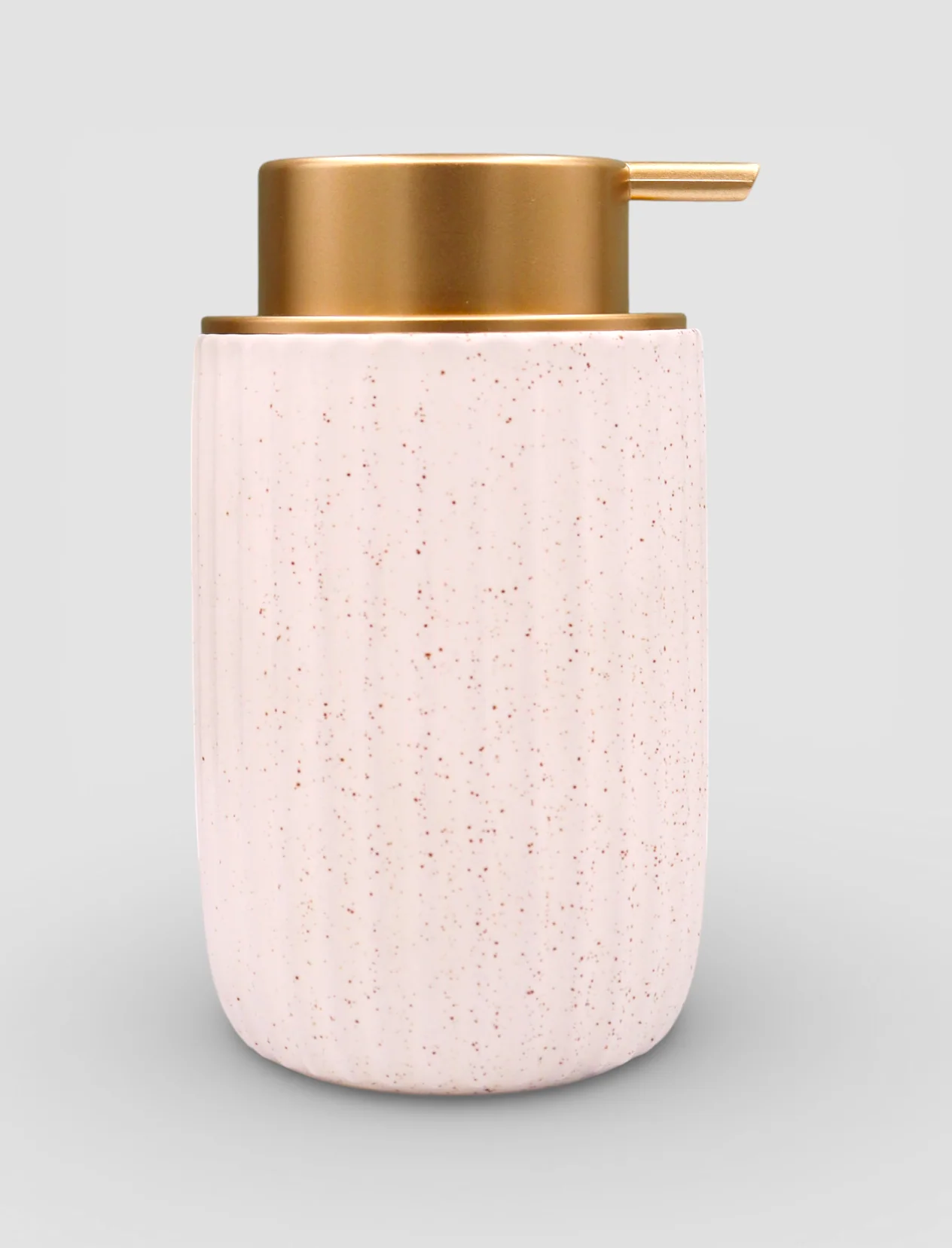 Cream Speckled Ceramic Foaming Soap Dispenser - Image 3