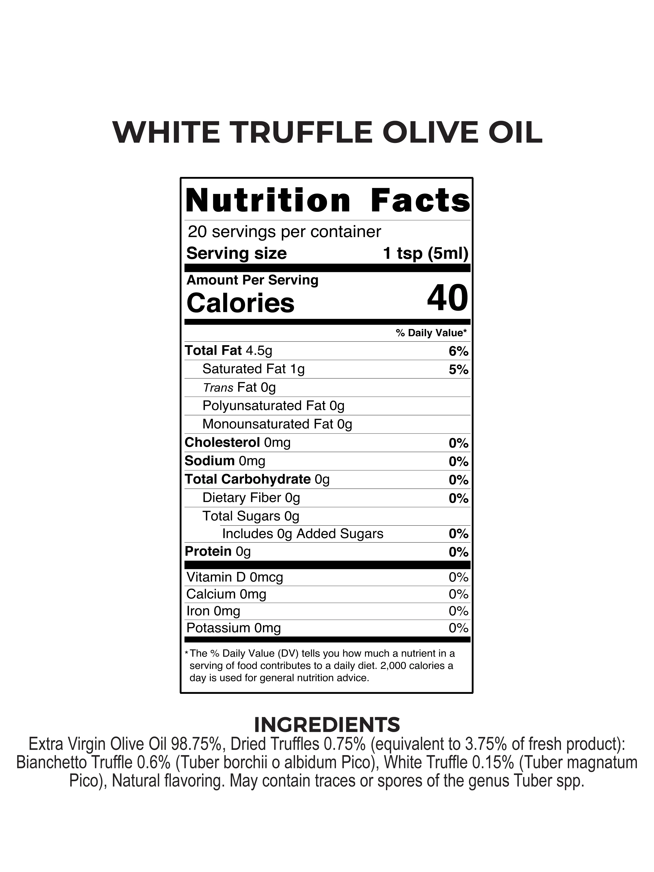 WHITE TRUFFLE OLIVE OIL - Image 3