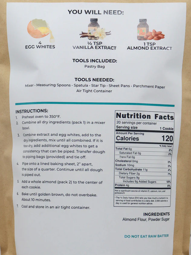 (NEW) GLUTEN-FREE ALMOND COOKIE BAKING MIX - Image 4