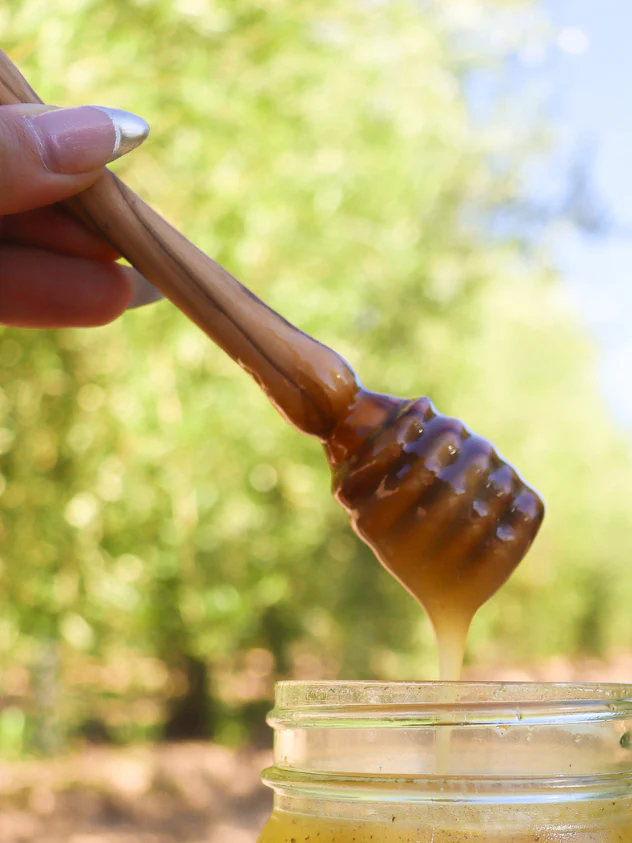 OLIVE WOOD HONEY DIPPER - Image 2
