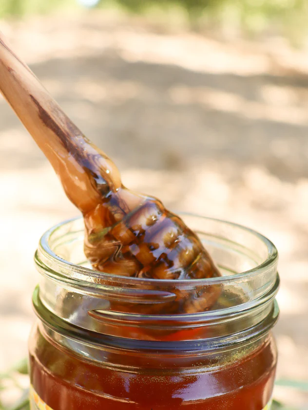 OLIVE WOOD HONEY DIPPER - Image 3
