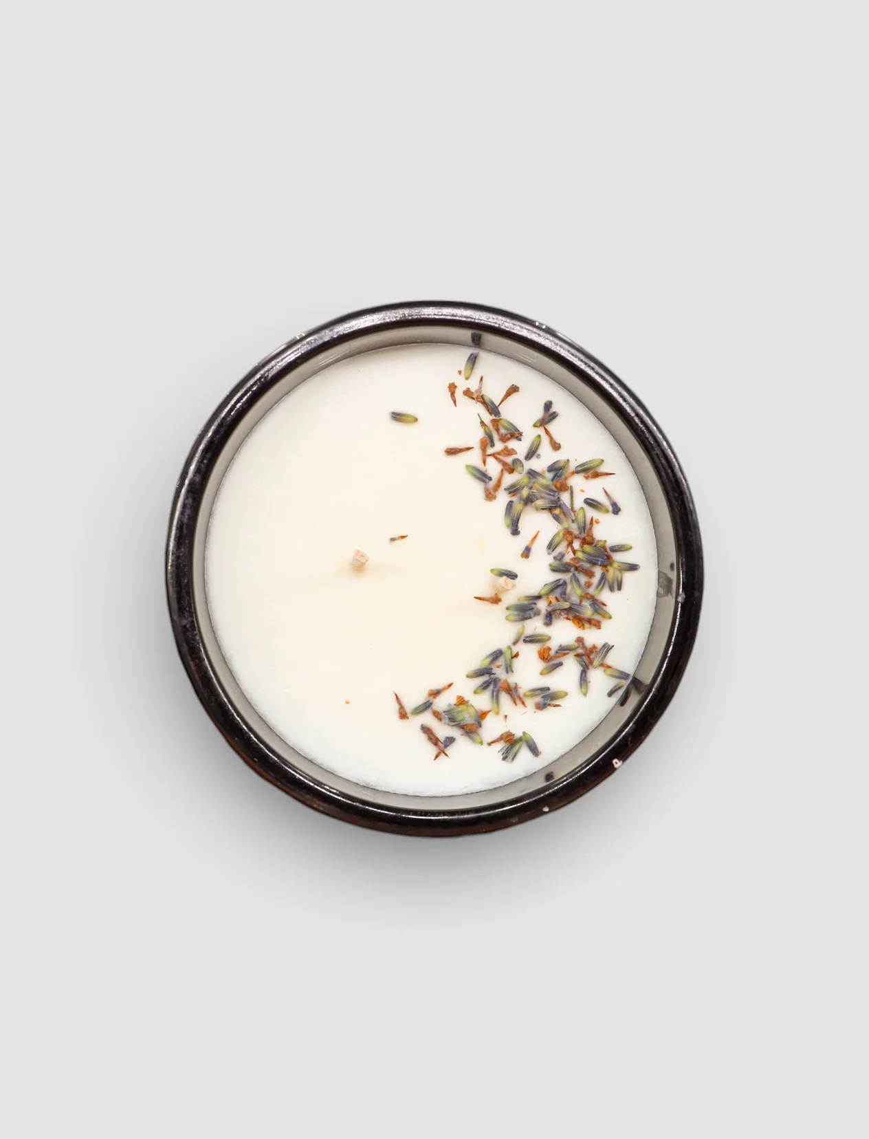 LAVENDER AROMATHERAPY CANDLE BLACK - Image 4