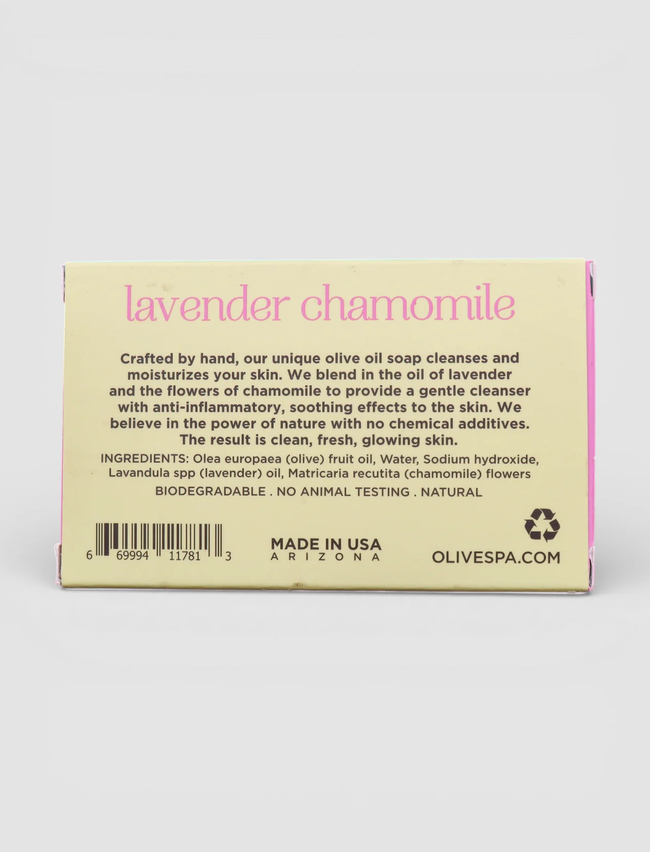 LAVENDER CHAMOMILE OLIVE OIL SOAP - Image 4