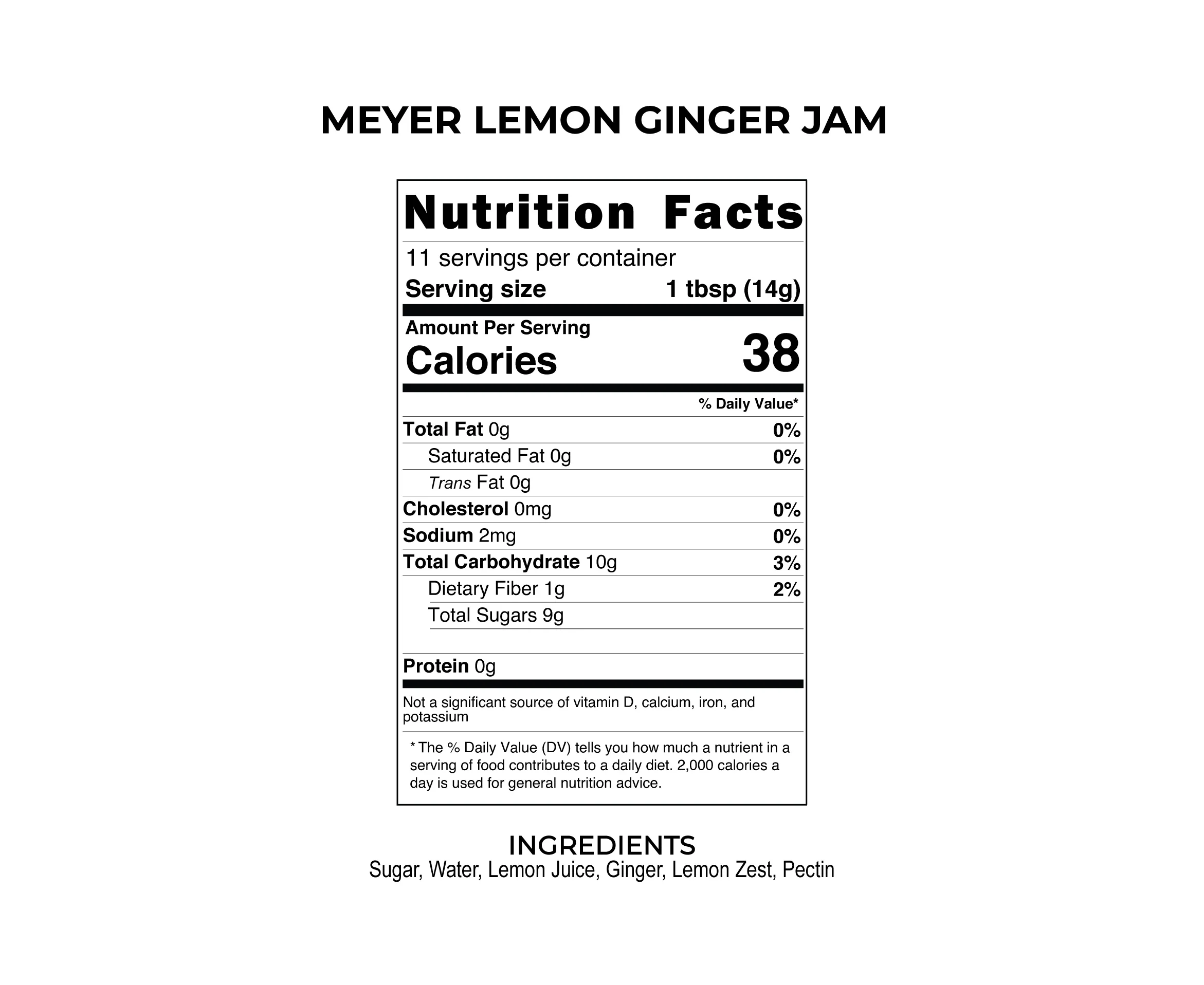 MEYER LEMON GINGER JAM - Image 3