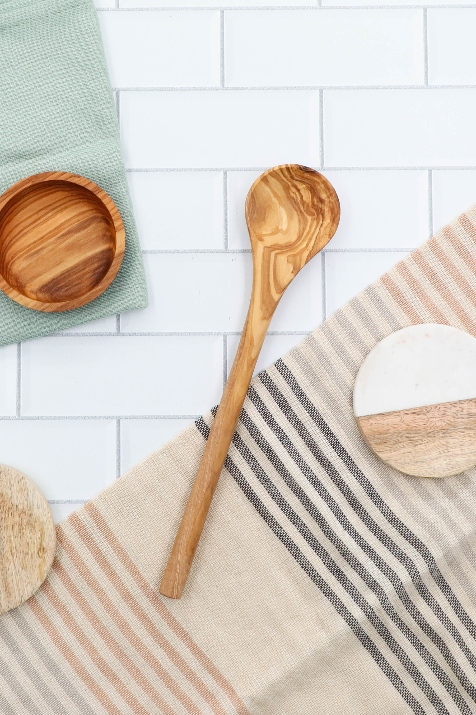 12" WOODEN SPOON - Image 2