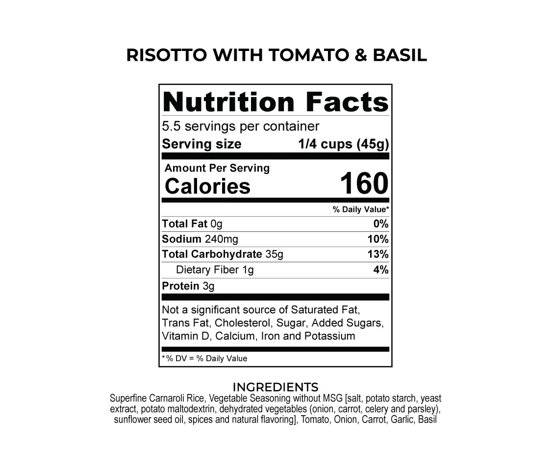 RISOTTO WITH TOMATO AND BASIL (POMODORO E BASILICO) - Image 3