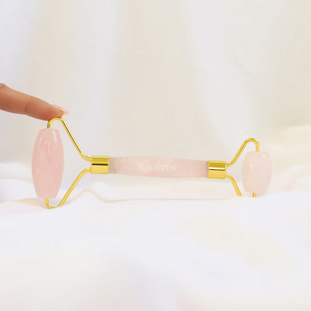 ROSE QUARTZ ROLLER - Image 2
