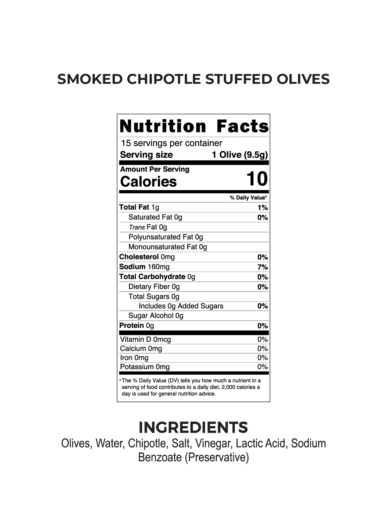 SMOKED CHIPOTLE STUFFED OLIVES - Image 3