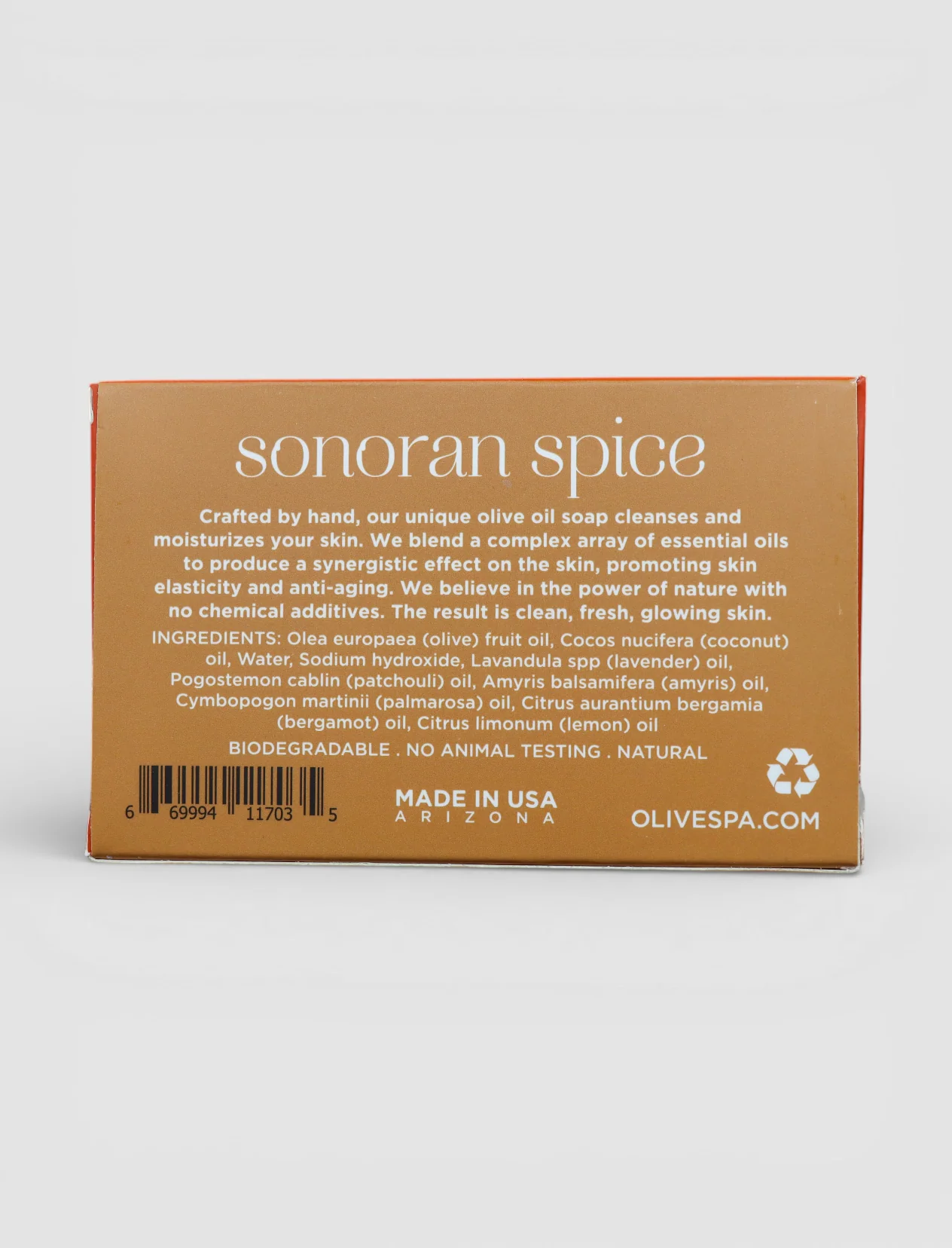 SONORAN SPICE OLIVE OIL SOAP - Image 4
