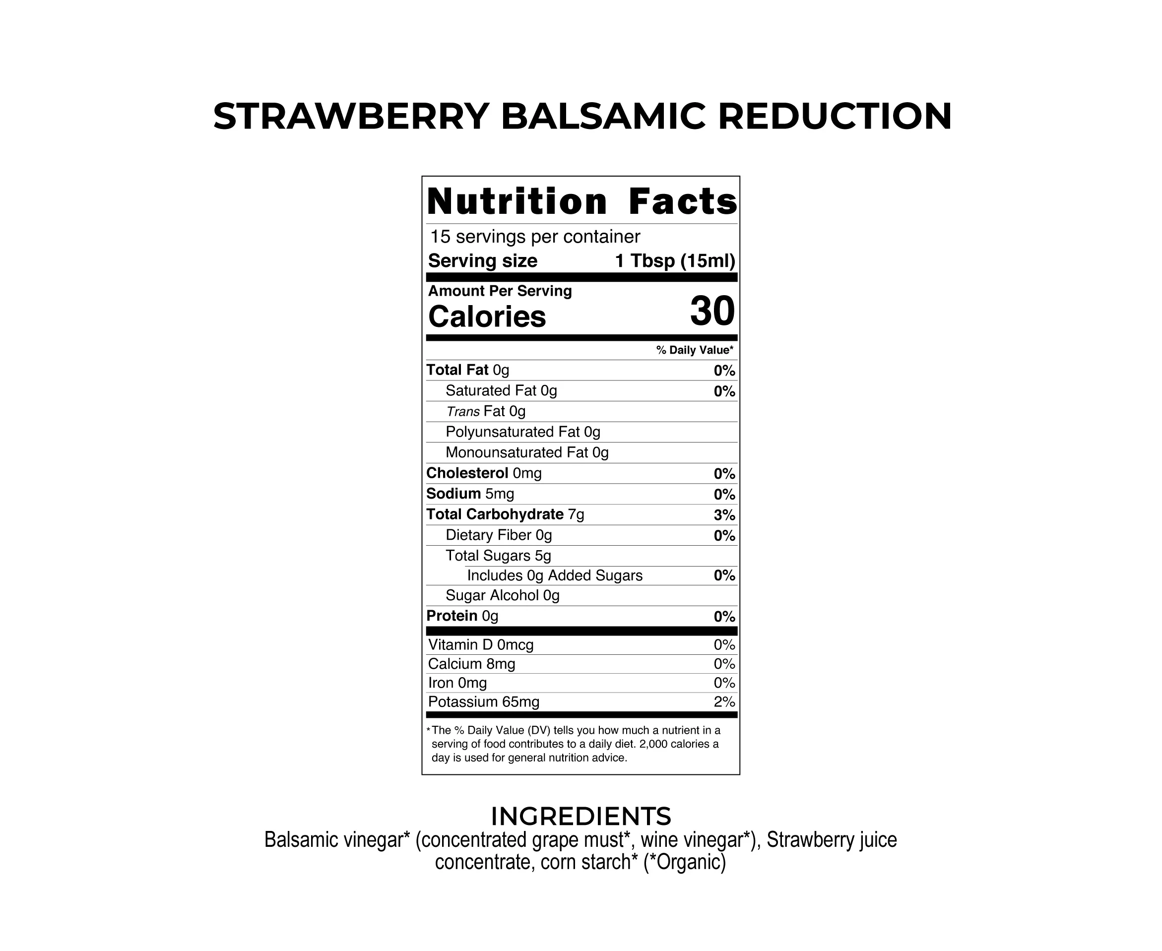 STRAWBERRY BALSAMIC REDUCTION - Image 3