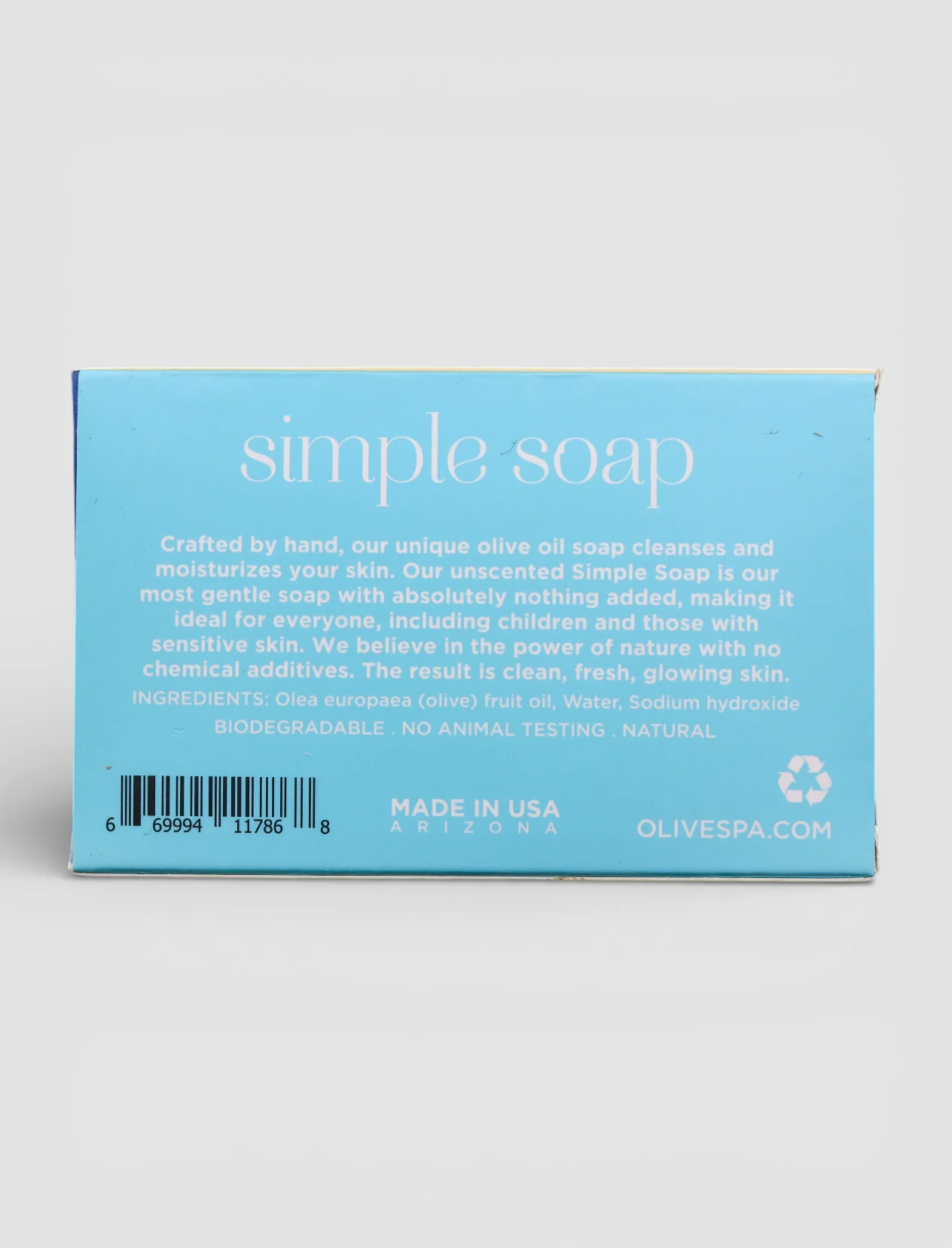 UNSCENTED OLIVE OIL SOAP - Image 4