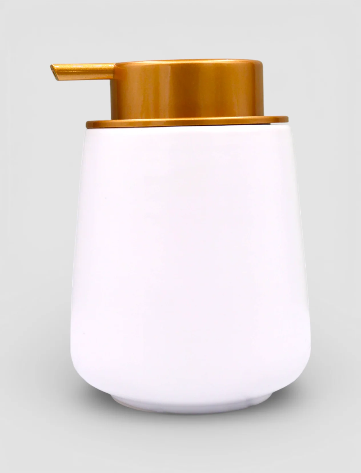 White Ceramic Foaming Soap Dispenser - Image 3
